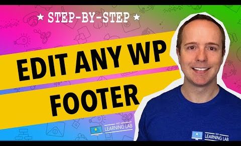 How To Edit The WordPress Footer | WP Learning Lab