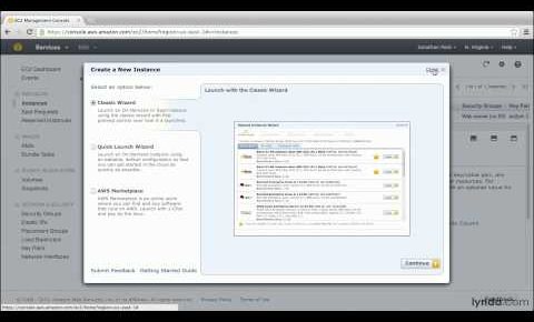 Amazon Web Services tutorial: Managing EC2 instances from the console | lynda.com