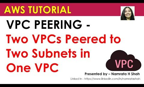 AWS Tutorial – VPC PEERING – Two VPCs Peered to Two Subnets in One VPC