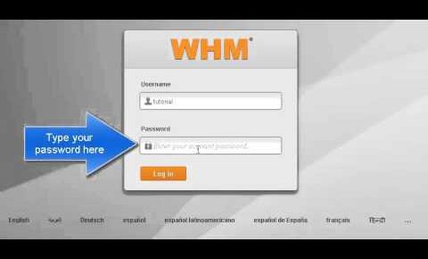 How to Login to a cPanel Account via WHM