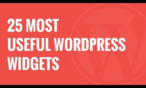 25 Most Useful WordPress Widgets for Your Site