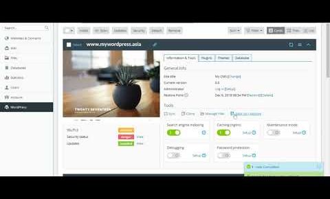 Plesk One Click Restore (Exabytes WordPress Hosting)