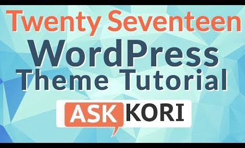 ❓👍 How to Customize Twenty Seventeen WordPress Theme