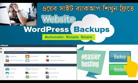 Website Backup Cpanel | And WordPress | Bangla Tutorial 2018 | All File Download Now |