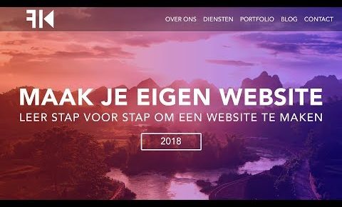 Hoe Maak Je Een WordPress Website | Dutch Tutorial