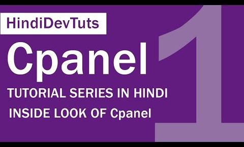 Cpanel tutorials in hindi part-01 | Inside look of live Web Hosting  cpanel