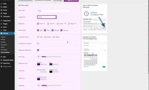 WordPress Countdown Plugin