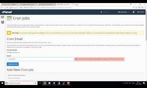 cPanel   Howto Create Cron Job In cPanel