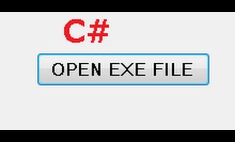 C# Tutorial 32: How to launch (.exe) file from chosen Directory