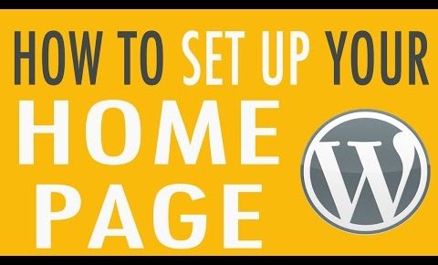 📌 How to Set Up Your Home Page or Post Page in WordPress