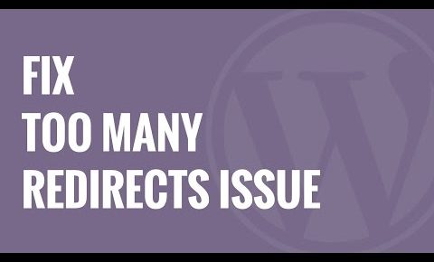 How to Fix Error Too Many Redirects Issue in WordPress