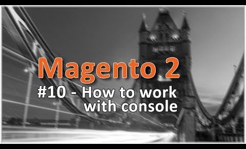 Magento 2 Online Course | Lesson #10 – How to work with console in Magento 2