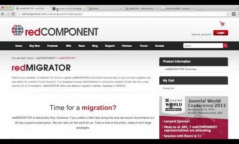 Migrating sites from Joomla 1.5 into Joomla 2.5 or 3.x