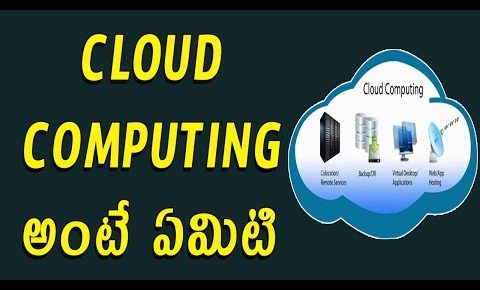 Cloud Computing Explained In Telugu || Telugu Video Tutorials