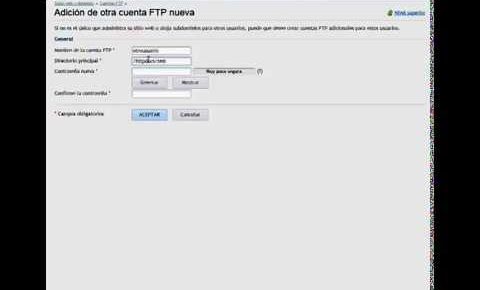 Tutorial: crear una nueva cuenta de FTP en Plesk 12 y 17