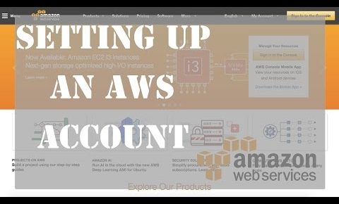 Amazon AWS Tutorial: Setting up your AWS account – Part 1