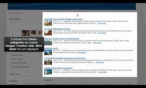 Joomla 1.7 – Side News module