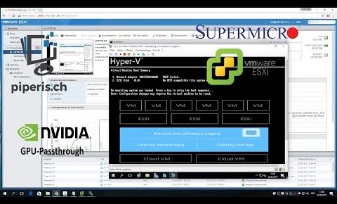 Nested Virtualization (Hyper-V – Server 2016) & GPU-Passthrough on ESXi 6.5.0