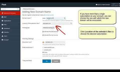 Plesk 12 5 Tutorials   How To Add Website By webanchor.net