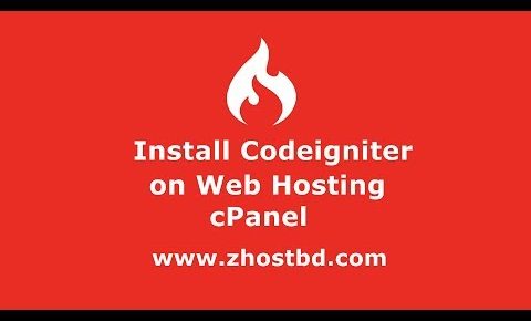 Install Codeigniter Framework on web hosting cPanel.