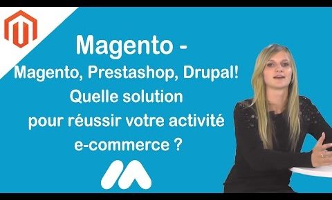 Magento, Prestashop, Drupal! Quelle solution pour réussir votre activité e-commerce ? – Par GS et SR