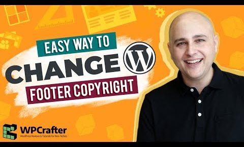 How To Change The Footer Copyright Credits On Any WordPress Theme – New For 2017