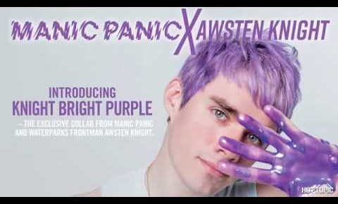 Manic Panic x Awsten Knight: Knight Bright Purple Hair Tutorial