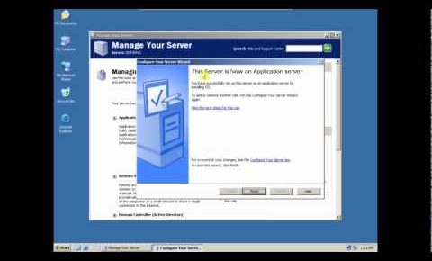 How To Install Application (IIS) Webserver – Windows Server 2003