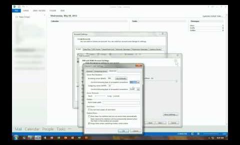 How to manually add an email account to Outlook 2013