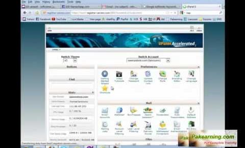 Cpanel Training Urdu Tutorials – 1