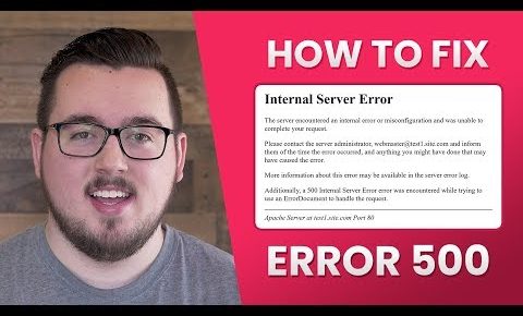 How to Fix the 500 Internal Server Error on WordPress