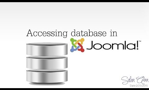 how to access database in Joomla