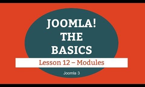 Joomla 3 Tutorial – Lesson 12 – Modules