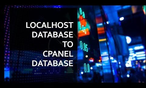 LocalHost Database To Cpanel Database | Cpanel Tutorial | Bangla