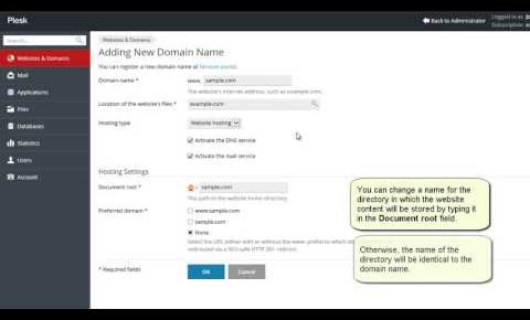 Plesk 12.5 Tutorials – How to add website