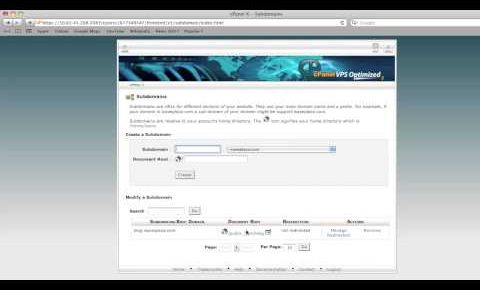 How to Enable Subdomains in WHM cPanel