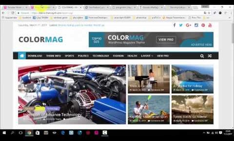 WordPress Adım Adım Site Kurulumu | ColorMag Tema