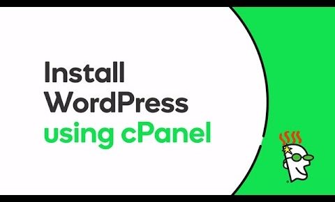 Install WordPress using cPanel | GoDaddy