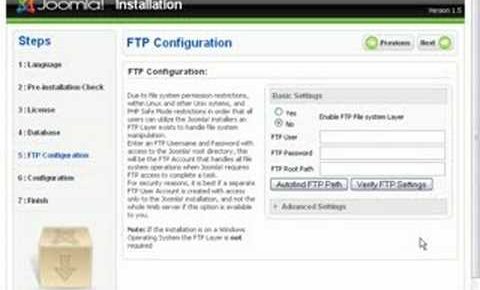 How to Install Joomla 1.5