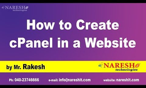 How to Create cPanel in a Website | Hosting Tutorials | Digital Marketing Tutorials | Mr.Rakesh