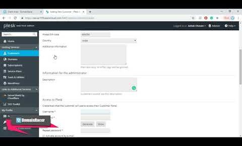 Plesk Tutorial 005 : Create Account and Subscriptions For Customer