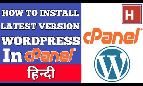 how to install WordPress in cpanel 2019 | WordPress tutorials in hindi